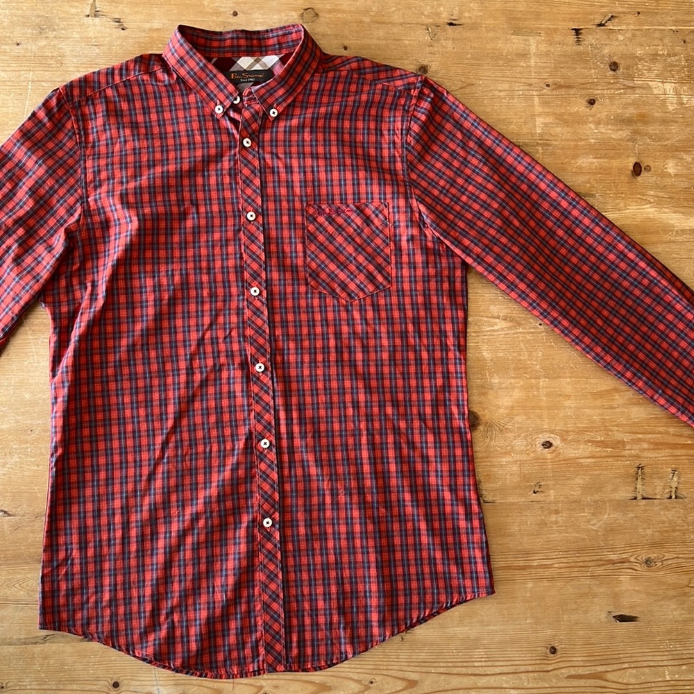 Ben Sherman Nice Button Up Large - image 1